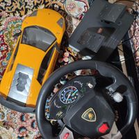 ماشین فول کنترلی لامبورگینی فرمانی پدال گاز وترمز|اسباب‌‌بازی|تهران, تهران‌سر|دیوار