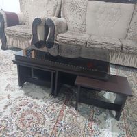 مبل راحتی با جلو مبلی و ۴تا میز عسلی|مبلمان خانگی و میز عسلی|تهران, قصر فیروزه ۱|دیوار