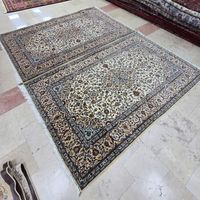 دوتا قالیچه جفت بافت کرک شادسر کاشان گل‌ابریشم|فرش|تهران, ونک|دیوار