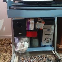 میز کامپیوتر چرخ دار دارای قفسه کتابخانه در حد نو|میز تحریر و کامپیوتر|تهران, مسعودیه|دیوار