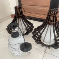 لوستر چوبی|لوستر و چراغ آویز|تهران, تهران‌سر|دیوار