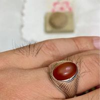 انگشتر کهنه عقیق یمنی آبدار قدیمی رکاب فیلی|جواهرات|تهران, آبشار|دیوار
