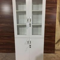 کتابخانه۱۸۰ شبکه ای درب دار جای زونکن فلزی|کتابخانه، شلف، قفسه‌های دیواری|تهران, نعمت‌آباد|دیوار