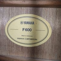 گیتار آکوستیک Yamaha F600  یاماها|گیتار، بیس، امپلیفایر|تهران, ایرانشهر|دیوار