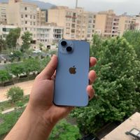 اپل iphone 14 با حافظهٔ ۱۲۸ گیگابایت آبی بدون نقطه|موبایل|تهران, نارمک جنوبی|دیوار