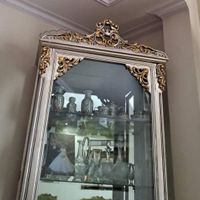 ویترین تمام چوب منبت درب بغل رنگ ورق نقره و طلا|بوفه، ویترین، کنسول|تهران, امام حسین(ع)|دیوار