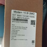 لپ تاپ msi مدل modern 15 b12mo-i3 آکبد-گارانتی دار|رایانه همراه|تهران, بهار|دیوار