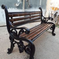 نیمکت و سطل زباله پارکی فولادی گالوانیزه چوبی TS80|صندلی و نیمکت|تهران, مرزداران|دیوار