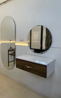 آینه قدی -آینه گرد-میزدیواری-استندلاکژل دیواری