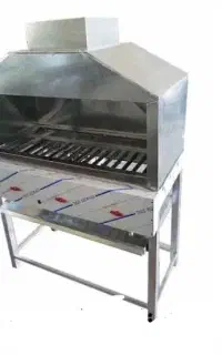 منقل کبابی پایه دار با هواکش