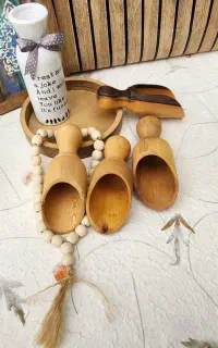 قاشق و کفگیر چوبی