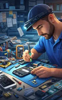 تعمیرات موبایل و پلی استیشن و نصب بازی