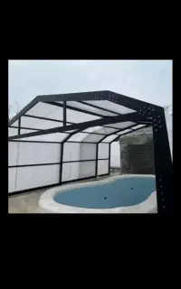 پوشش استخر.کاور استخر .سقف استخر .