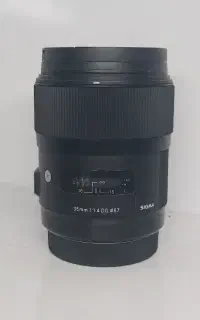 لنز ۳۵ سیگما کانن sigma canon