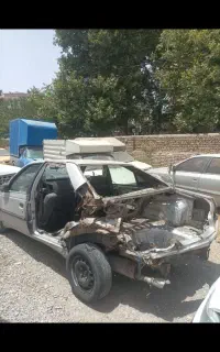 405 glx تصادفی مدل 1385 دو لکه رنگ
