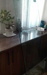 میز شیشه ۱۵ میل