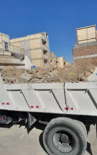 حمل نخاله شن ماسه مخلوط خاکباغچه باخاور ونیسان