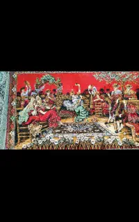 قالیچه قدیمی ابریشم