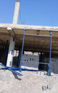 اجرای سقف ستون مصالح بنایی