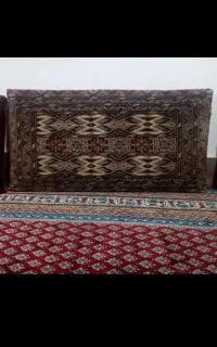 پشتی دست بافت ترکمنی