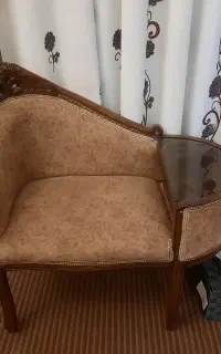 میز تلفن چوبی