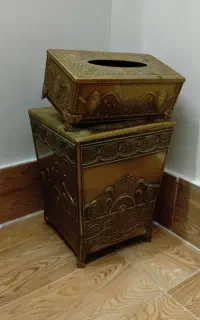 سطل و جادستمال فلزی
