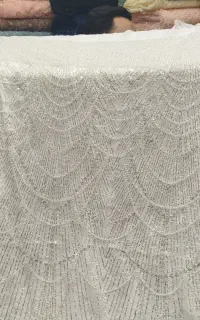 پارچه دانتل ملیله دوزی