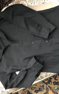 پیراهن مشکی شلوار لی شلوارک مشکی کت تک بچه گانه