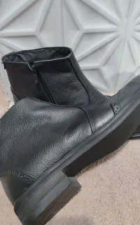 نیم بوت کفش چرم طبیعی دست دوز بزرگپا سایز ۵۰