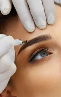 مدل تبلیغاتی رایگان میکروابرو و شیدینگ لب