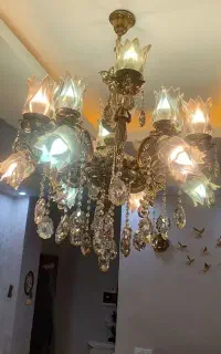 لوستر فرشته تمام برنز ۱۶شاخه فوق‌العاده زیبا