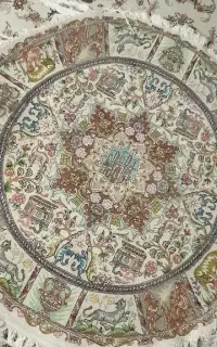 فرش دستبافت گرد