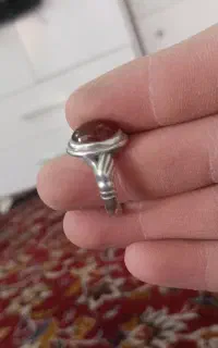 انگشتر عقیق یمنی رکاب دست دلبر