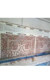 فرش جفت شش متری خطیبی حاشیه ابریشم اصل
