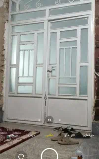 درب و پنجره آهنی در حد نو . خدایی جنس محکم  ارزون
