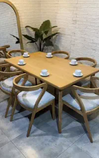 خرید میزنهارخوری شیک باروزی۱۵۰ تومان بازارمبل ملل