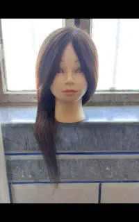 کله مانکن شنیون حرفه‌ای طبیعی