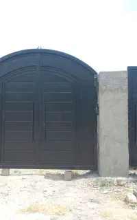درب اهنی ویلایی،ابعاد۳در۲متر،رنگ مشکی ضدزنگ باغی
