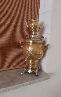 سماور زغالی برنز