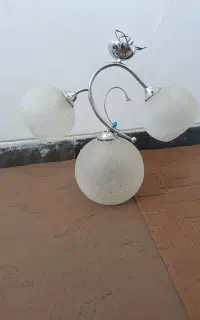 لوستر سه حبابی