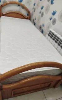 تخت یک نفره به همراه تشک