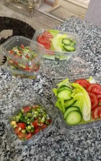 انواع سالاد و غذای خانگی بانوی اردبیل
