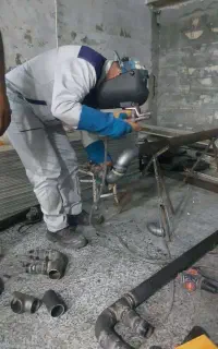 جوشکاری و لوله کشی گاز خانگی ـ آتشنشانی منصفانه