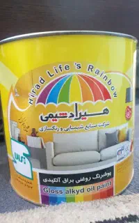 رنگ سفید روغنی براق هیراد