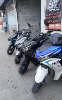 تعمیر انواع موتور سیکلت انژکتور وکپی ریموت