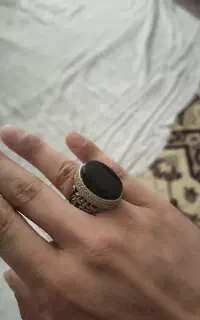 انگشتر نقره روس سنگ شفت العبد