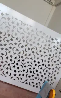 پارتیشن تمام  MDF طرح ماه و ستاره