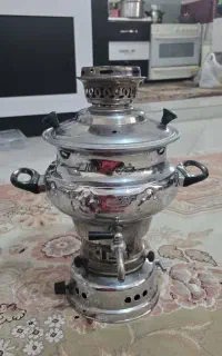 سماور گازی قدیمی سنگین با امروزیها اصلا مقایسه نگن