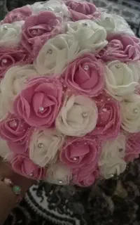 دسته گل بله برون باکله قندتزیین شده