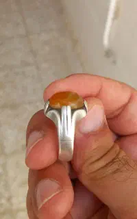 انگشتر عقیق اصل نقره قدیمی